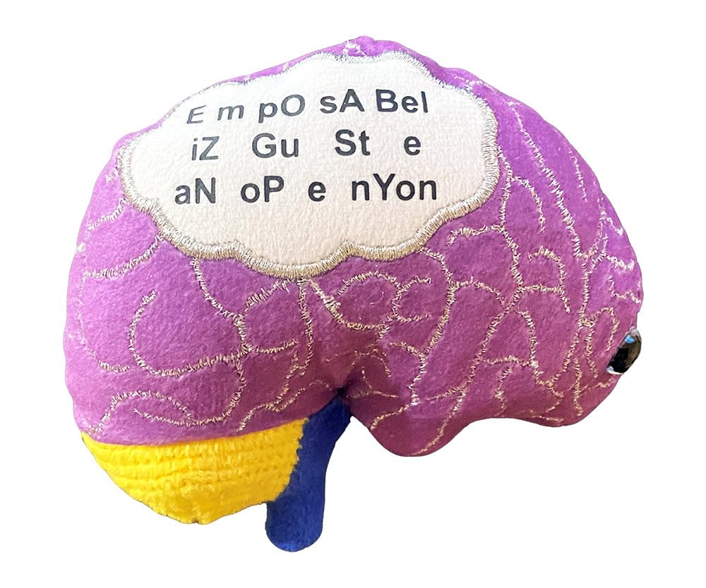 Amazon.com: GIANT MICROBES Dyslexia Plush, Teacher Gift, Dyslexia